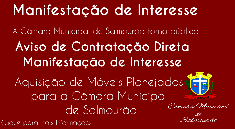 Aviso de Contratação Direta