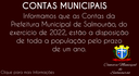 Contas Municipais